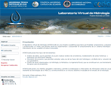 Tablet Screenshot of hydrovlab.utpl.edu.ec